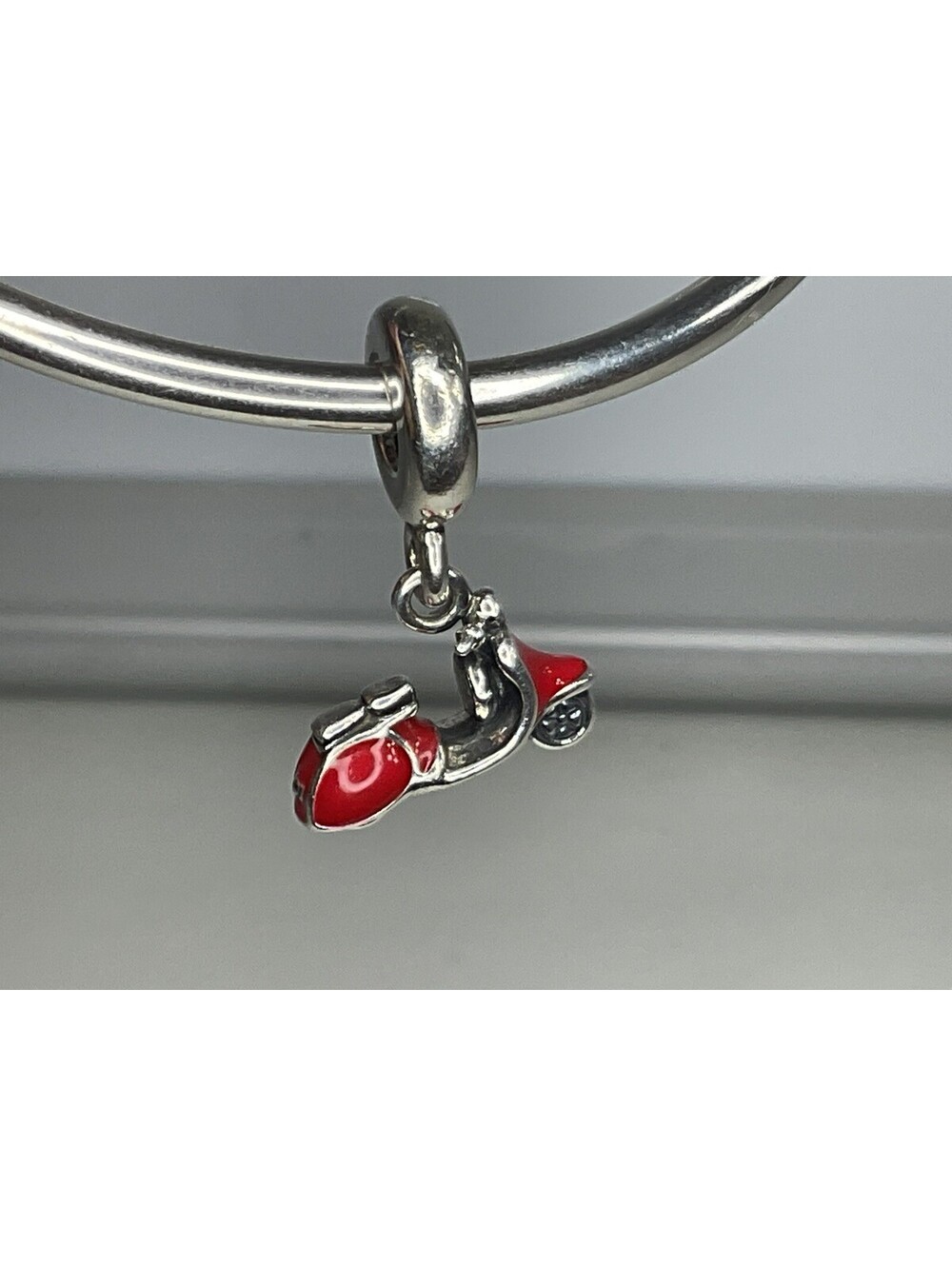 Pandora Red Scooter Dangle Charm Retired